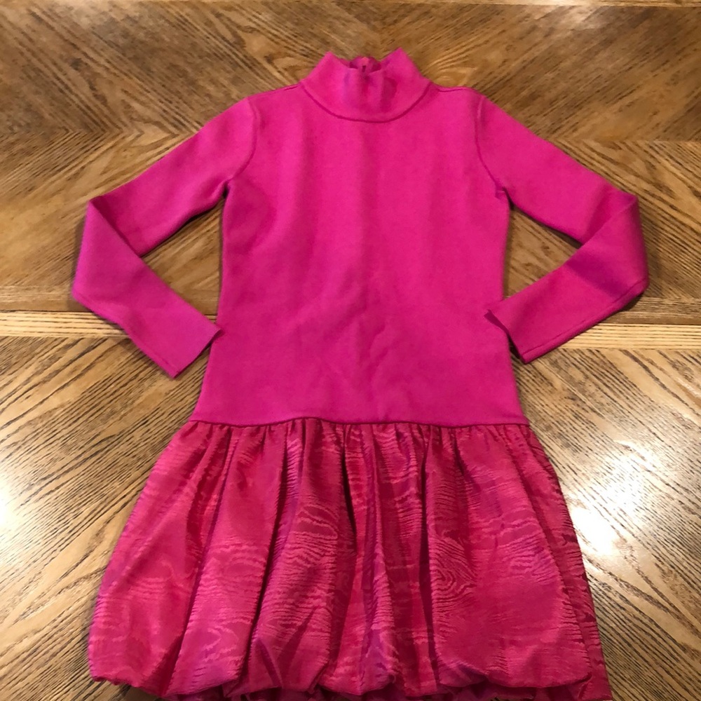 Rachel Parcell Pink Sweater Bubble Hem Dress Size Girls 7